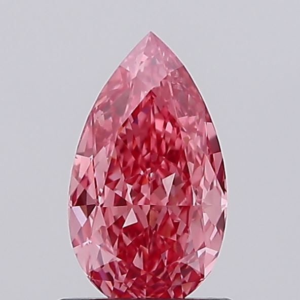 Loose Diamond - PEAR 1.01ct Fancy Vivid Pink VS1: Loose Diamond - PEAR 1.01ct Fancy Vivid Pink VS1 Source: This is a real non-mined Diamond that has been grown in a lab Shape: PEAR Carats: 1.01 Color: Fancy Vivid Pink Certification: IGI Video: