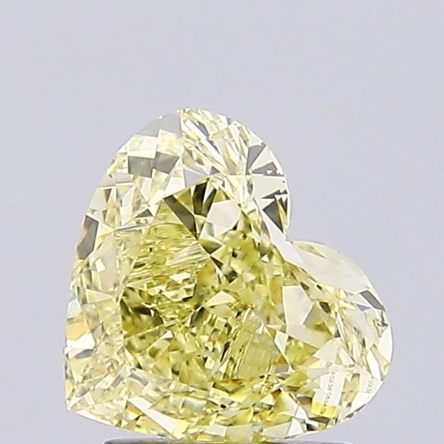 Loose Diamond - HEART 2.06ct Fancy Intense Yellow VVS2: Loose Diamond - HEART 2.06ct Fancy Intense Yellow VVS2 Source: This is a real non-mined Diamond that has been grown in a lab Shape: HEART Carats: 2.06 Color: Fancy Intense Yellow Certification: IGI