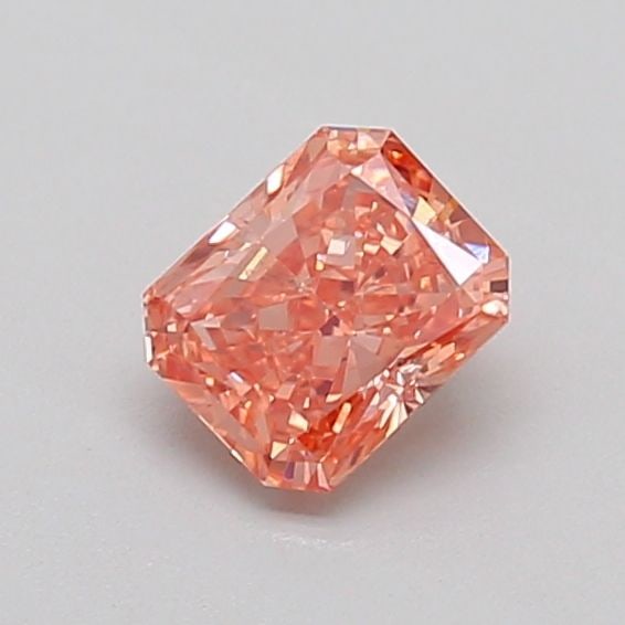Loose Diamond - RADIANT 0.51ct Fancy Vivid Brownish Pink VS2 (1 of 1)