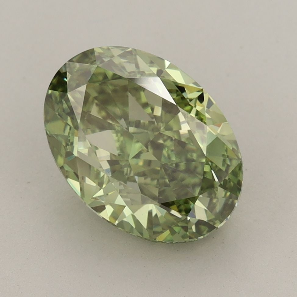 Loose Diamond - OVAL 3.16ct Fancy Vivid Green VVS2 (1 of 1)