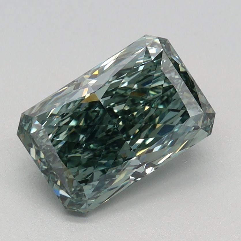 Loose Diamond - RADIANT 1.29ct Fancy Vivid Green VVS2 (1 of 1)