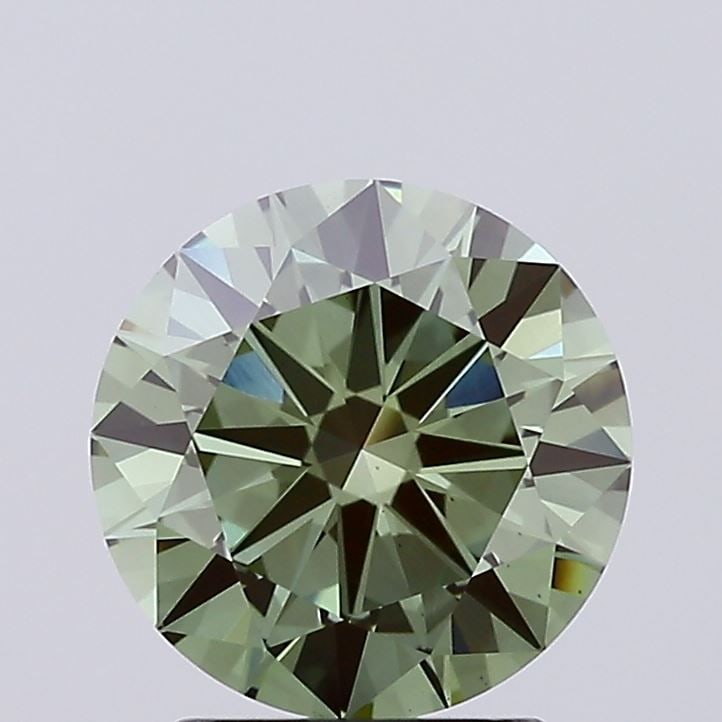 Ideal Loose Diamond - ROUND 1.9ct Fancy Vivid Green VS1: Ideal Loose Diamond - ROUND 1.9ct Fancy Vivid Green VS1 Source: This is a real non-mined Diamond that has been grown in a lab Shape: ROUND Carats: 1.9 Color: Fancy Vivid Green Certification: IGI