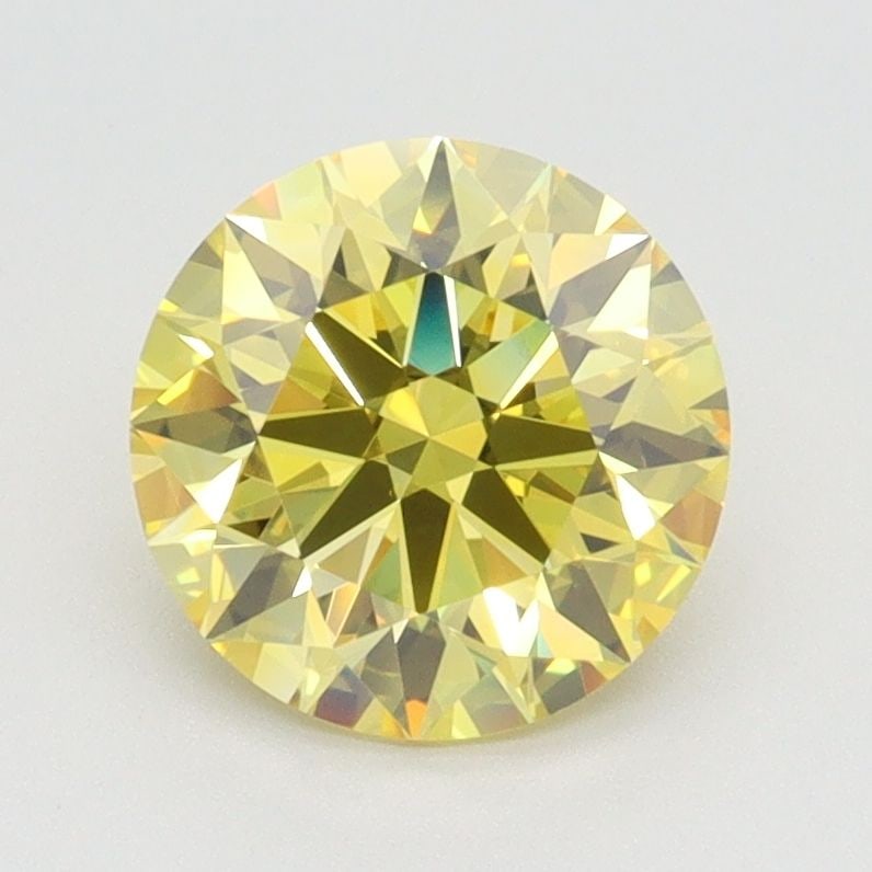 Loose Diamond - ROUND 1.6ct Fancy Vivid Yellow VS1: Loose Diamond - ROUND 1.6ct Fancy Vivid Yellow VS1 Source: This is a real non-mined Diamond that has been grown in a lab Shape: ROUND Carats: 1.6 Color: Fancy Vivid Yellow Certification: IGI Video: