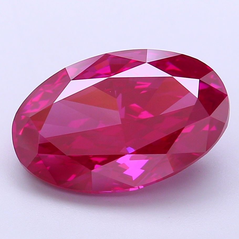 Loose Diamond - OVAL 5.56ct Fancy Vivid Red VVS2 (1 of 1)