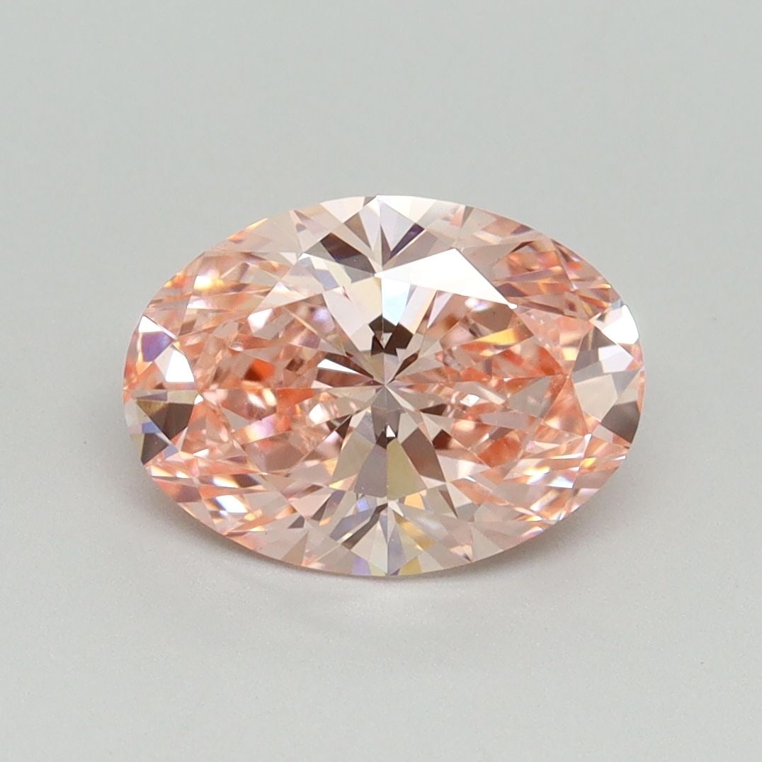 Loose Diamond - OVAL 2.04ct Fancy Vivid Pink VS1: Loose Diamond - OVAL 2.04ct Fancy Vivid Pink VS1 Source: This is a real non-mined Diamond that has been grown in a lab Shape: OVAL Carats: 2.04 Color: Fancy Vivid Pink Certification: IGI Video: