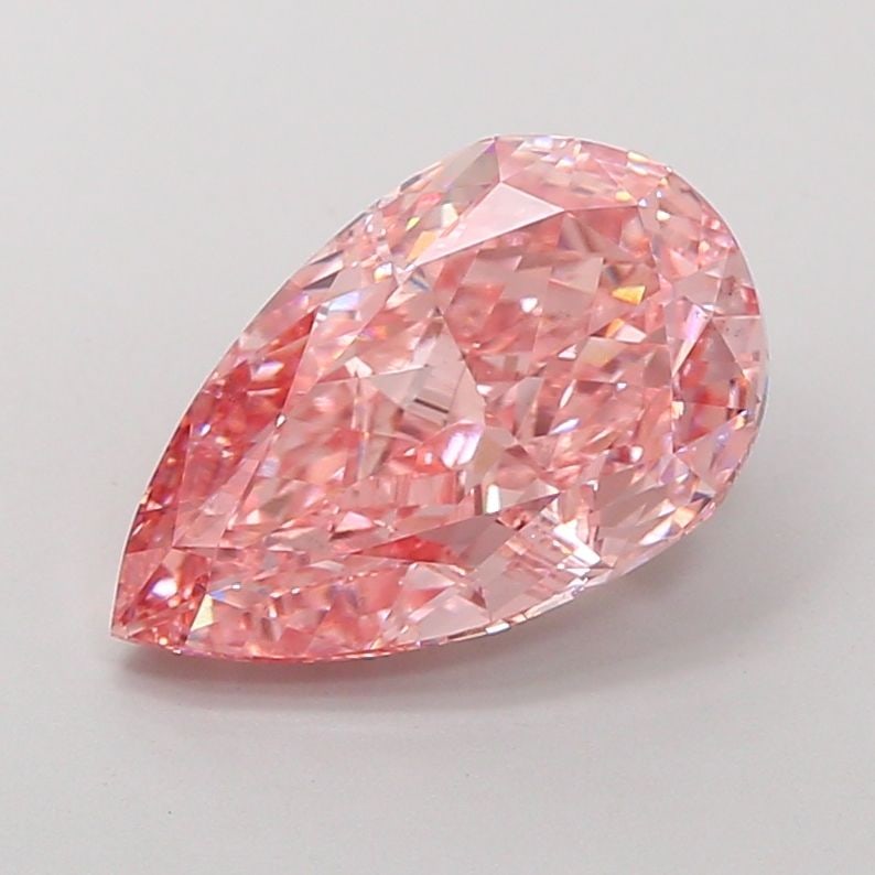 Loose Diamond - PEAR 5.0ct Fancy Vivid Pink VS2: Loose Diamond - PEAR 5.0ct Fancy Vivid Pink VS2 Source: This is a real non-mined Diamond that has been grown in a lab Shape: PEAR Carats: 5.0 Color: Fancy Vivid Pink Certification: IGI Video: Video