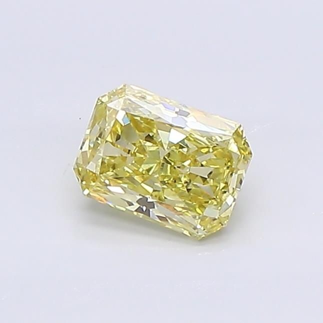 Loose Diamond - RADIANT 0.53ct Fancy Vivid Yellow VS1: Loose Diamond - RADIANT 0.53ct Fancy Vivid Yellow VS1 Source: This is a real non-mined Diamond that has been grown in a lab Shape: RADIANT Carats: 0.53 Color: Fancy Vivid Yellow Certification: NONE