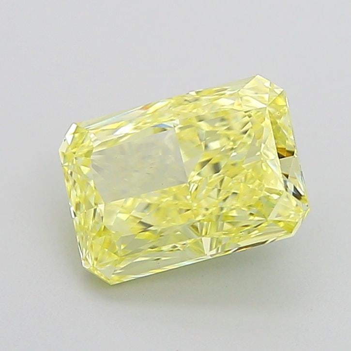 Loose Diamond - RADIANT 2.01ct Fancy Intense Yellow VS1: Loose Diamond - RADIANT 2.01ct Fancy Intense Yellow VS1 Source: This is a real non-mined Diamond that has been grown in a lab Shape: RADIANT Carats: 2.01 Color: Fancy Intense Yellow Certification: