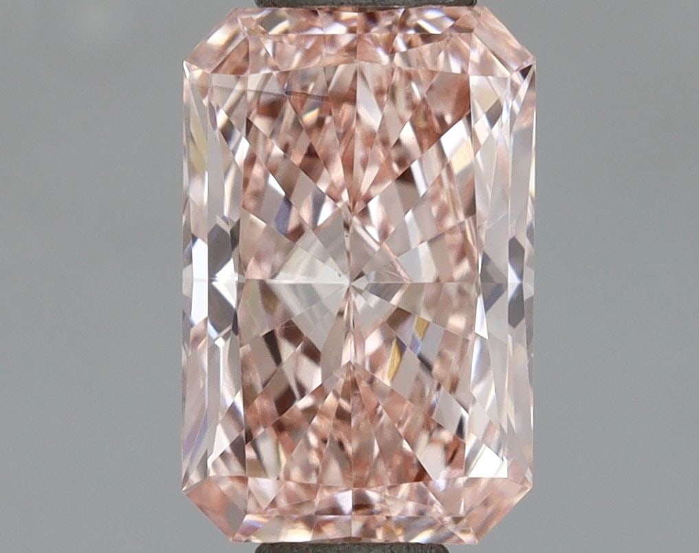 Loose Diamond - RADIANT 0.99ct Fancy Intense Pink VS2: Loose Diamond - RADIANT 0.99ct Fancy Intense Pink VS2 Source: This is a real non-mined Diamond that has been grown in a lab Shape: RADIANT Carats: 0.99 Color: Fancy Intense Pink Certification: IGI