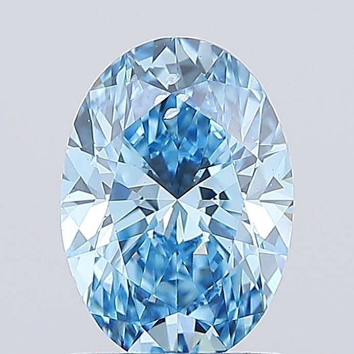 Loose Diamond - OVAL 1.5ct Fancy Vivid Blue SI2: Loose Diamond - OVAL 1.5ct Fancy Vivid Blue SI2 Source: This is a real non-mined Diamond that has been grown in a lab Shape: OVAL Carats: 1.5 Color: Fancy Vivid Blue Certification: IGI Video: Video