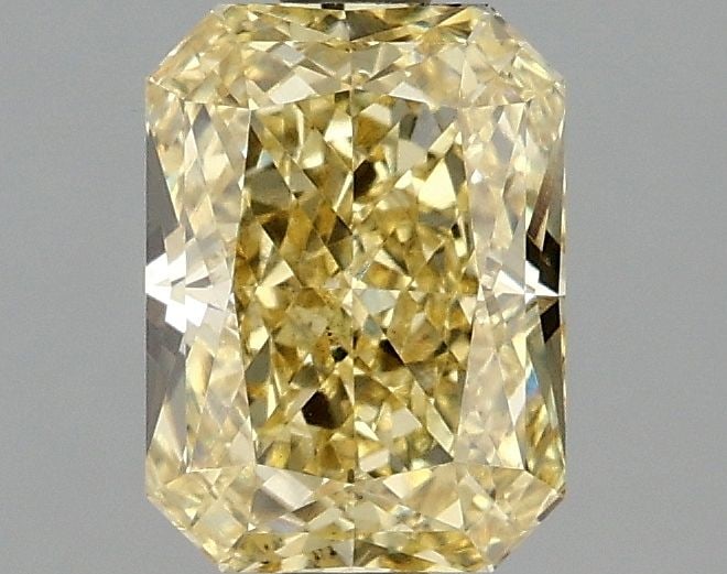 Loose Diamond - RADIANT 1.56ct Fancy Intense Yellow VS1: Loose Diamond - RADIANT 1.56ct Fancy Intense Yellow VS1 Source: This is a real non-mined Diamond that has been grown in a lab Shape: RADIANT Carats: 1.56 Color: Fancy Intense Yellow Certification: