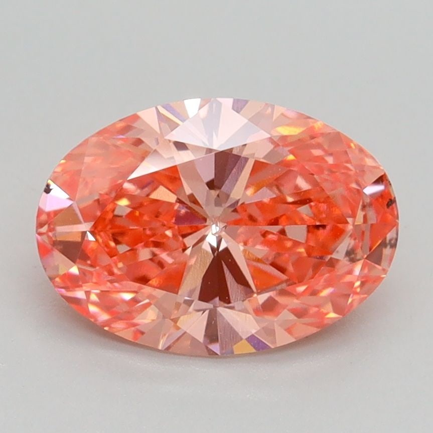 Loose Diamond - OVAL 1.72ct Fancy Vivid Pink SI1: Loose Diamond - OVAL 1.72ct Fancy Vivid Pink SI1 Source: This is a real non-mined Diamond that has been grown in a lab Shape: OVAL Carats: 1.72 Color: Fancy Vivid Pink Certification: IGI Video: