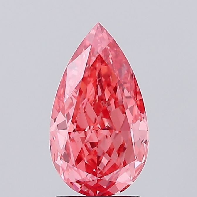 Loose Diamond - PEAR 2.25ct Fancy Vivid Pink VVS2: Loose Diamond - PEAR 2.25ct Fancy Vivid Pink VVS2 Source: This is a real non-mined Diamond that has been grown in a lab Shape: PEAR Carats: 2.25 Color: Fancy Vivid Pink Certification: IGI Video: