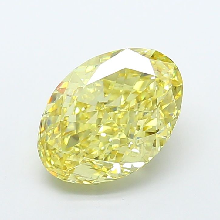 Loose Diamond - OVAL 5.17ct Fancy Intense Yellow VS2: Loose Diamond - OVAL 5.17ct Fancy Intense Yellow VS2 Source: This is a real non-mined Diamond that has been grown in a lab Shape: OVAL Carats: 5.17 Color: Fancy Intense Yellow Certification: IGI