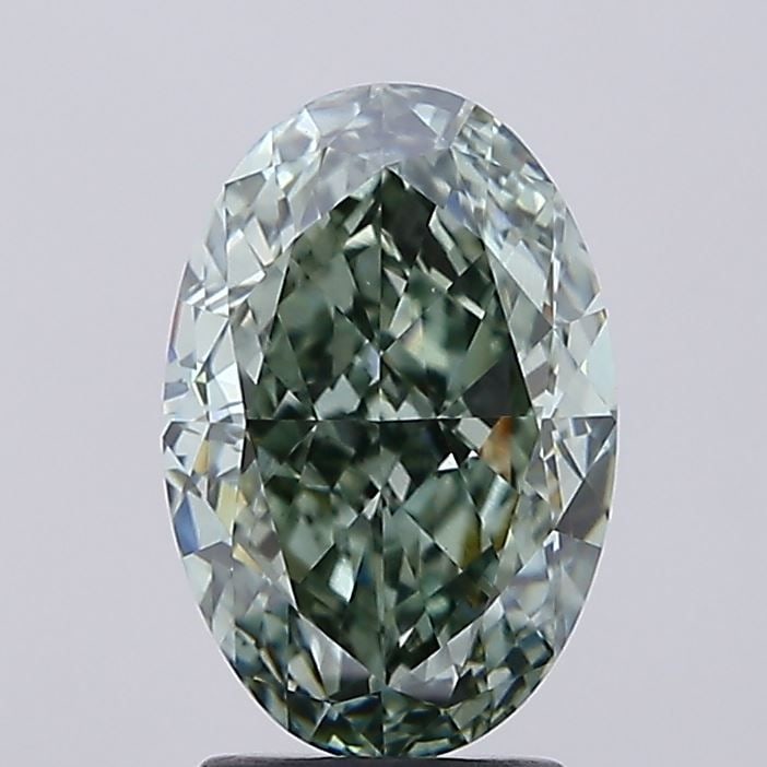 Loose Diamond - OVAL 3.39ct Fancy Intense Green VS1: Loose Diamond - OVAL 3.39ct Fancy Intense Green VS1 Source: This is a real non-mined Diamond that has been grown in a lab Shape: OVAL Carats: 3.39 Color: Fancy Intense Green Certification: IGI
