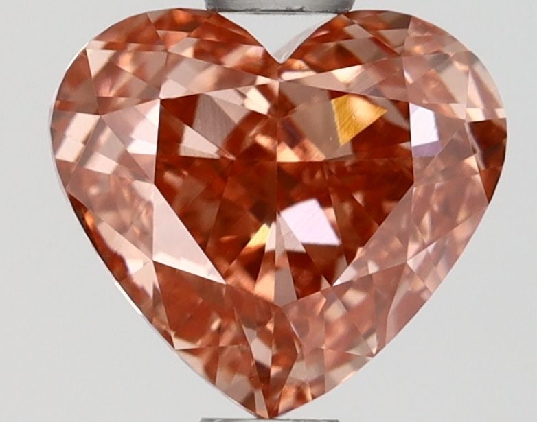 Loose Diamond - HEART 1.06ct Fancy Vivid Pink VS1: Loose Diamond - HEART 1.06ct Fancy Vivid Pink VS1 Source: This is a real non-mined Diamond that has been grown in a lab Shape: HEART Carats: 1.06 Color: Fancy Vivid Pink Certification: IGI Video: