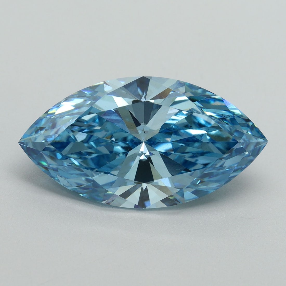 Loose Diamond - MARQUISE 8.1ct Fancy Vivid Blue VS2: Loose Diamond - MARQUISE 8.1ct Fancy Vivid Blue VS2 Source: This is a real non-mined Diamond that has been grown in a lab Shape: MARQUISE Carats: 8.1 Color: Fancy Vivid Blue Certification: IGI