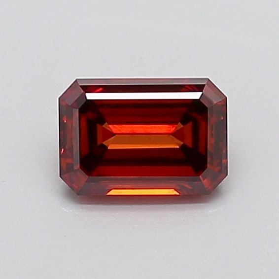 Loose Diamond - EMERALD 1.04ct Fancy Deep Orange VS2: Loose Diamond - EMERALD 1.04ct Fancy Deep Orange VS2 Source: This is a real non-mined Diamond that has been grown in a lab Shape: EMERALD Carats: 1.04 Color: Fancy Deep Orange Certification: IGI PLEAS