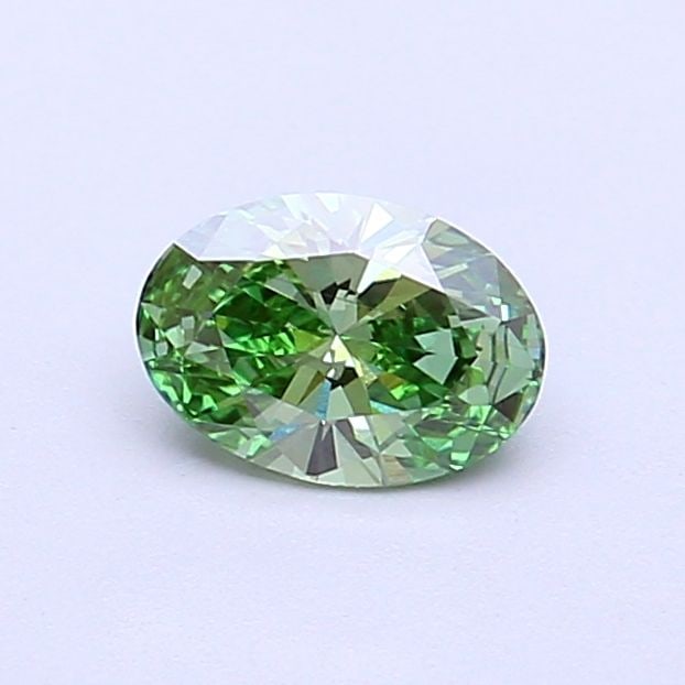 Loose Diamond - OVAL 0.5ct Fancy Vivid Green VS1 (1 of 1)