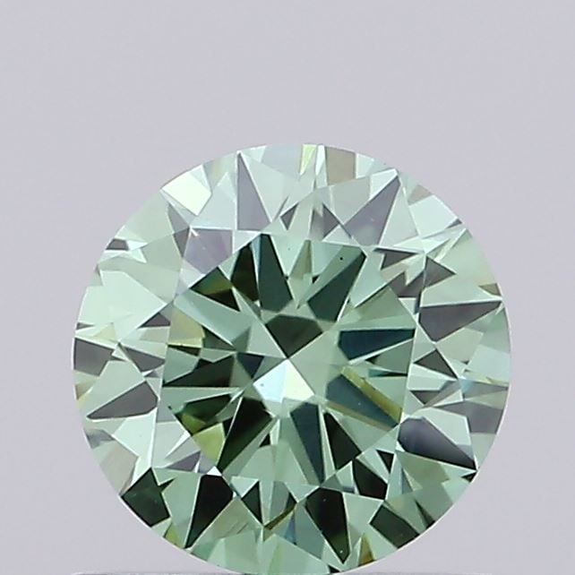 Loose Diamond - ROUND 0.6ct Fancy Vivid Green VVS2: Loose Diamond - ROUND 0.6ct Fancy Vivid Green VVS2 Source: This is a real non-mined Diamond that has been grown in a lab Shape: ROUND Carats: 0.6 Color: Fancy Vivid Green Certification: IGI Video: