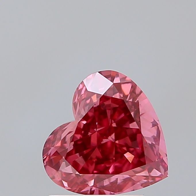 Loose Diamond - HEART 2.02ct Fancy Vivid Pink VS1: Loose Diamond - HEART 2.02ct Fancy Vivid Pink VS1 Source: This is a real non-mined Diamond that has been grown in a lab Shape: HEART Carats: 2.02 Color: Fancy Vivid Pink Certification: IGI Video: