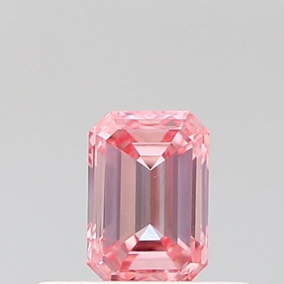 Loose Diamond - EMERALD 0.36ct Fancy Intense Pink VS1: Loose Diamond - EMERALD 0.36ct Fancy Intense Pink VS1 Source: This is a real non-mined Diamond that has been grown in a lab Shape: EMERALD Carats: 0.36 Color: Fancy Intense Pink Certification: IGI Vid