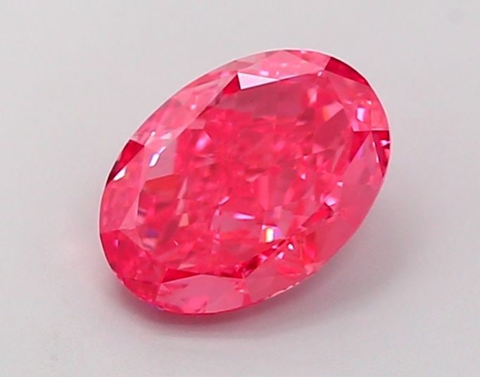 Loose Diamond - OVAL 1.51ct Fancy Vivid Pink VS1: Loose Diamond - OVAL 1.51ct Fancy Vivid Pink VS1 Source: This is a real non-mined Diamond that has been grown in a lab Shape: OVAL Carats: 1.51 Color: Fancy Vivid Pink Certification: IGI Video: