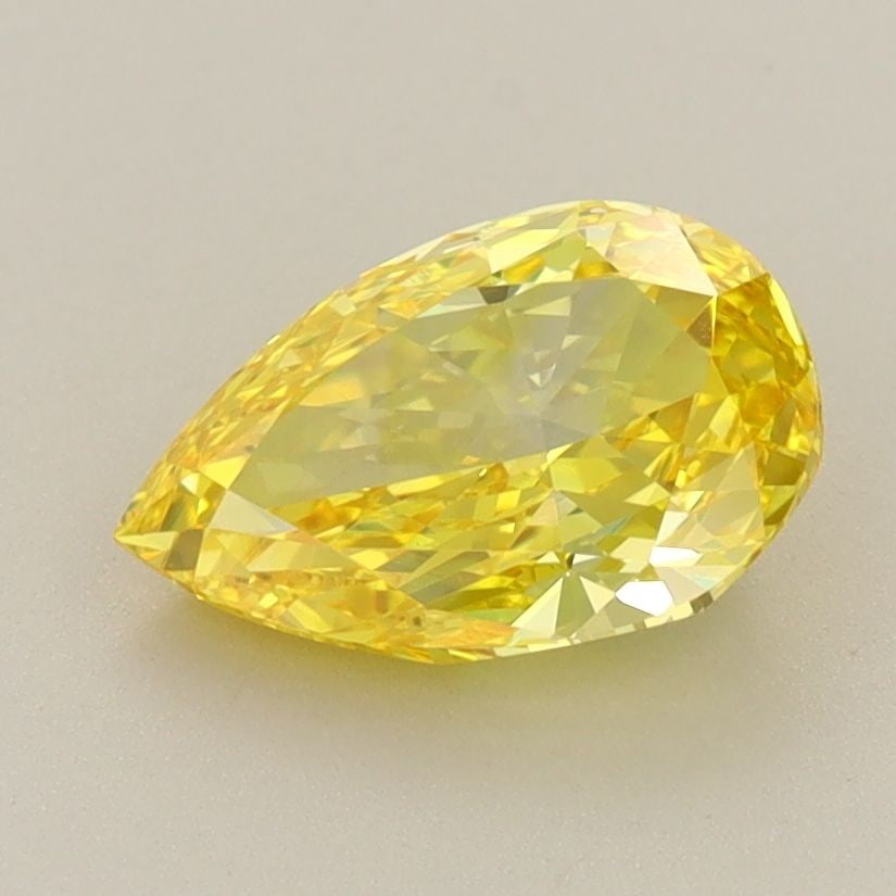 Loose Diamond - PEAR 1.61ct Fancy Vivid Yellow VVS2 (1 of 1)