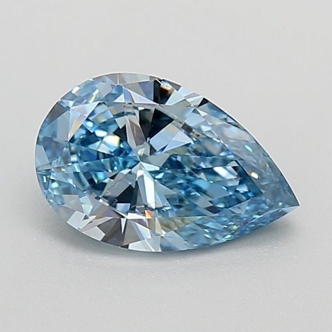 Loose Diamond - PEAR 1.0ct Fancy Vivid Blue VS1: Loose Diamond - PEAR 1.0ct Fancy Vivid Blue VS1 Source: This is a real non-mined Diamond that has been grown in a lab Shape: PEAR Carats: 1.0 Color: Fancy Vivid Blue Certification: IGI Video: Video