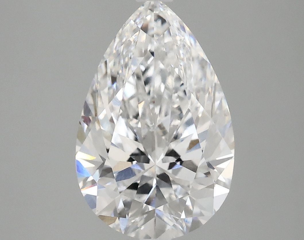 Loose Diamond - PEAR 3.06ct E VS1: Loose Diamond - PEAR 3.06ct E VS1 Source: This is a real non-mined Diamond that has been grown in a lab Shape: PEAR Carats: 3.06 Color: E Clarity: VS1 Certification: IGI Video: