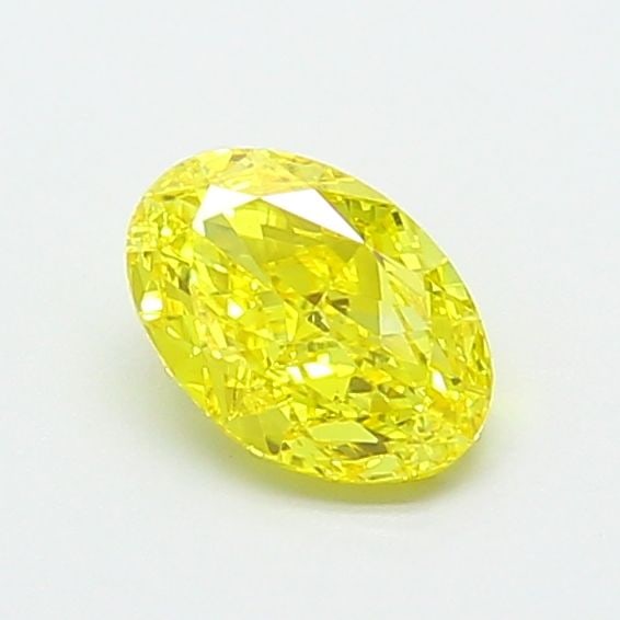 Loose Diamond - OVAL 0.74ct Fancy Vivid Yellow VS2: Loose Diamond - OVAL 0.74ct Fancy Vivid Yellow VS2 Source: This is a real non-mined Diamond that has been grown in a lab Shape: OVAL Carats: 0.74 Color: Fancy Vivid Yellow Certification: IGI Video: