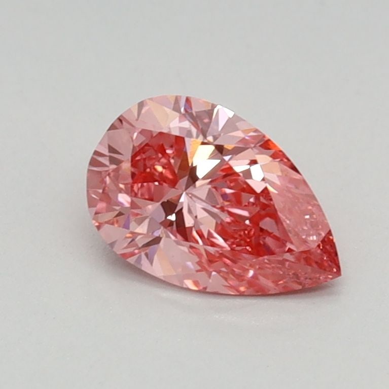 Loose Diamond - PEAR 0.45ct Fancy Vivid Pink VS1: Loose Diamond - PEAR 0.45ct Fancy Vivid Pink VS1 Source: This is a real non-mined Diamond that has been grown in a lab Shape: PEAR Carats: 0.45 Color: Fancy Vivid Pink Certification: IGI Video:
