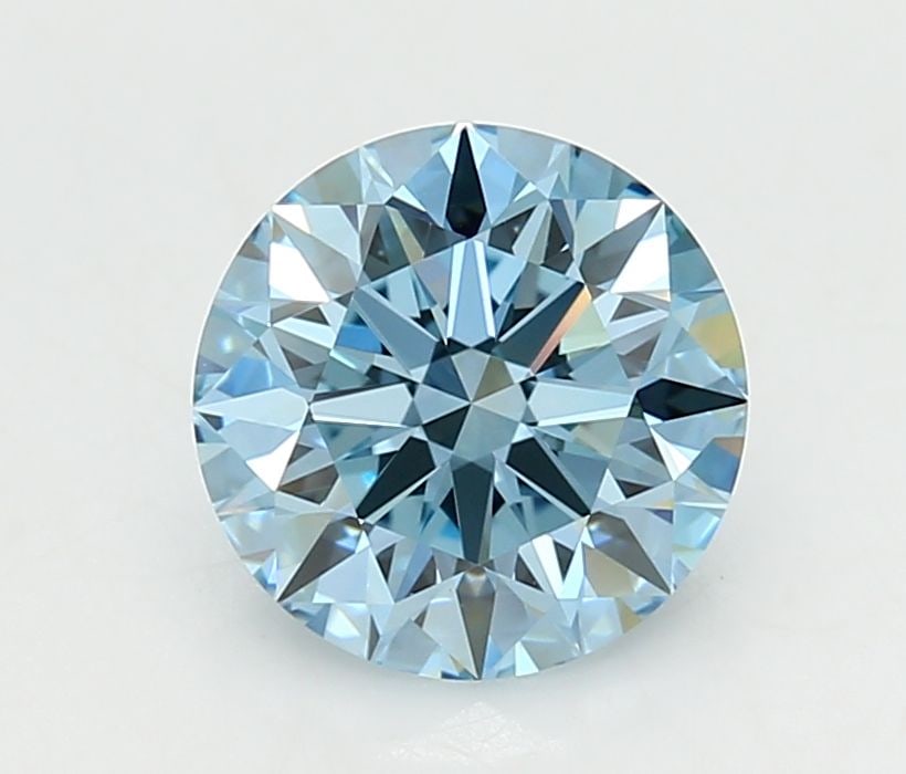 Ideal Loose Diamond - ROUND 2.07ct Fancy Vivid Blue VVS1: Ideal Loose Diamond - ROUND 2.07ct Fancy Vivid Blue VVS1 Source: This is a real non-mined Diamond that has been grown in a lab Shape: ROUND Carats: 2.07 Color: Fancy Vivid Blue Certification: IGI