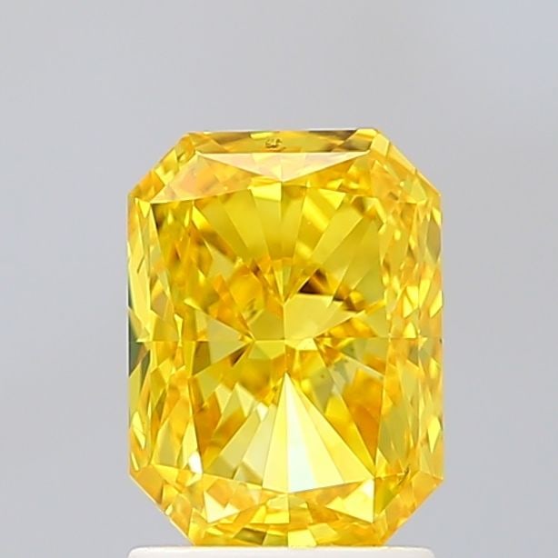 Loose Diamond - RADIANT 2.01ct Fancy Vivid Yellow VS2: Loose Diamond - RADIANT 2.01ct Fancy Vivid Yellow VS2 Source: This is a real non-mined Diamond that has been grown in a lab Shape: RADIANT Carats: 2.01 Color: Fancy Vivid Yellow Certification: IGI