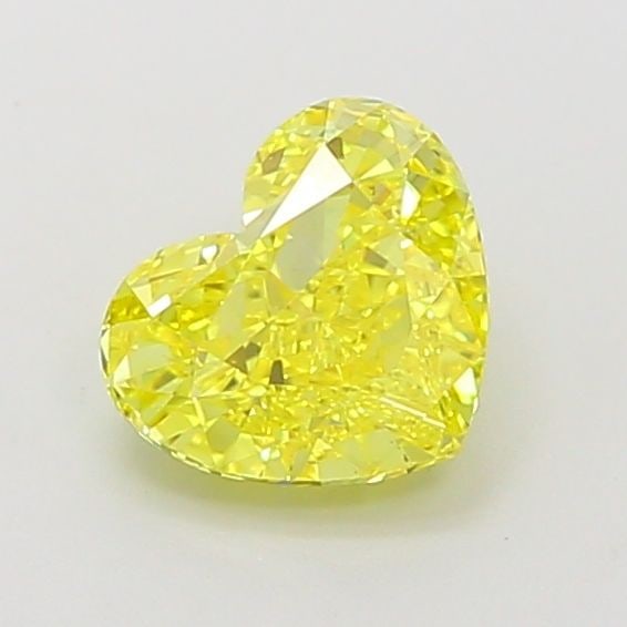 Loose Diamond - HEART 1.27ct Fancy Vivid Yellow VVS2: Loose Diamond - HEART 1.27ct Fancy Vivid Yellow VVS2 Source: This is a real non-mined Diamond that has been grown in a lab Shape: HEART Carats: 1.27 Color: Fancy Vivid Yellow Certification: IGI