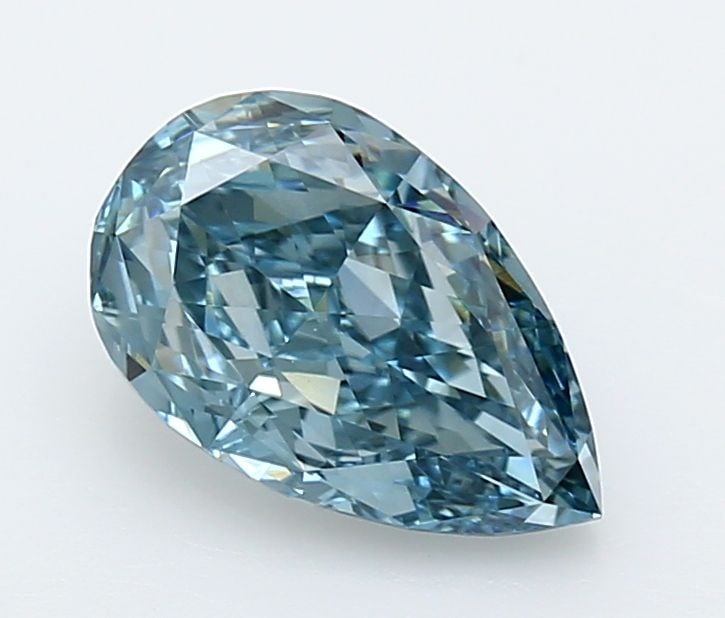 Loose Diamond - PEAR 2.01ct Fancy Vivid Blue VVS2: Loose Diamond - PEAR 2.01ct Fancy Vivid Blue VVS2 Source: This is a real non-mined Diamond that has been grown in a lab Shape: PEAR Carats: 2.01 Color: Fancy Vivid Blue Certification: IGI Video: