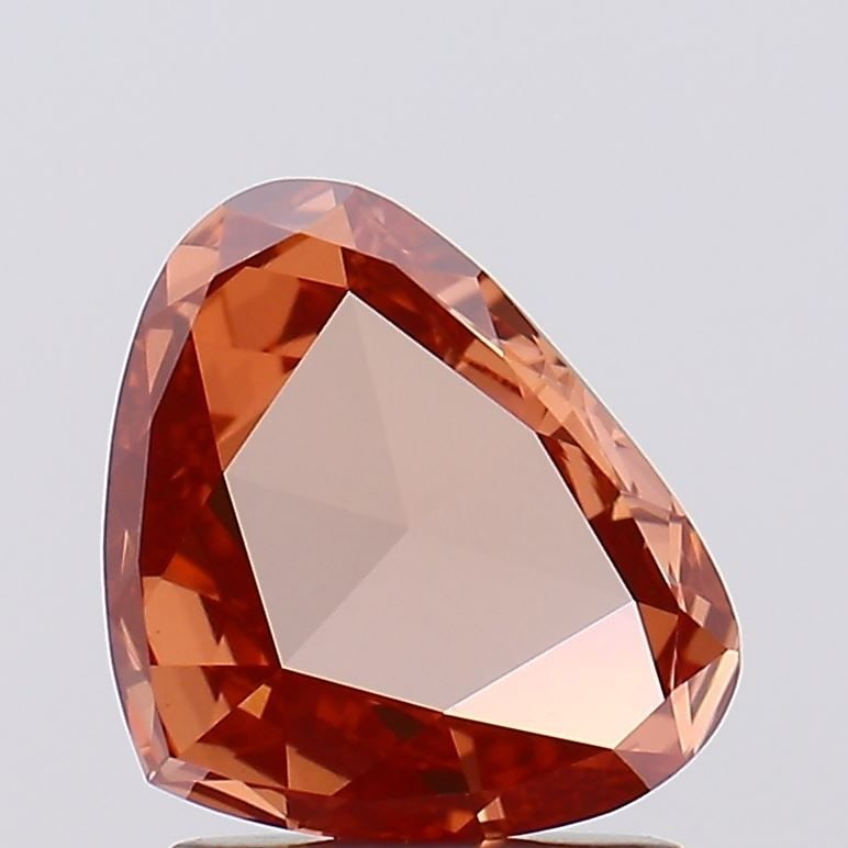 Loose Diamond - ROSE 0.95ct Fancy Vivid Orange VS1: Loose Diamond - ROSE 0.95ct Fancy Vivid Orange VS1 Source: This is a real non-mined Diamond that has been grown in a lab Shape: ROSE Carats: 0.95 Color: Fancy Vivid Orange Certification: NONE Video: