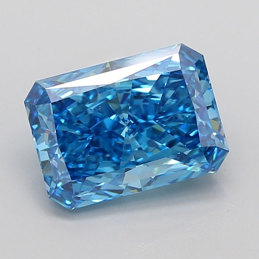 Loose Diamond - RADIANT 7.09ct Fancy Vivid Blue VVS2 (1 of 1)