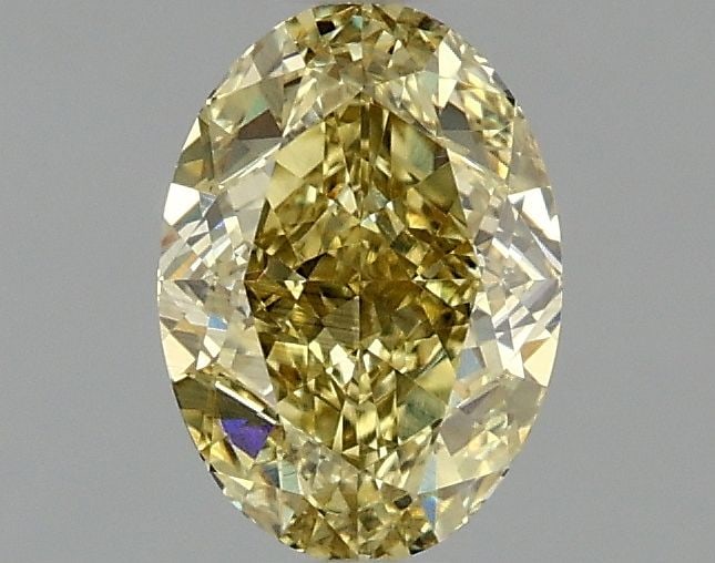 Loose Diamond - OVAL 1.09ct Fancy Intense Yellow VS2: Loose Diamond - OVAL 1.09ct Fancy Intense Yellow VS2 Source: This is a real non-mined Diamond that has been grown in a lab Shape: OVAL Carats: 1.09 Color: Fancy Intense Yellow Certification: IGI Video