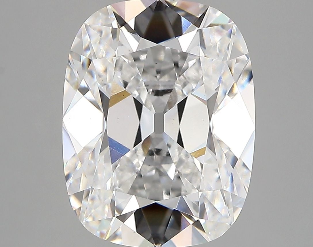 Loose Diamond - CUSHION MODIFIED 5.41ct D VS1: Loose Diamond - CUSHION MODIFIED 5.41ct D VS1 Source: This is a real non-mined Diamond that has been grown in a lab Shape: CUSHION MODIFIED Carats: 5.41 Color: D Clarity: VS1 Certification: IGI Video:
