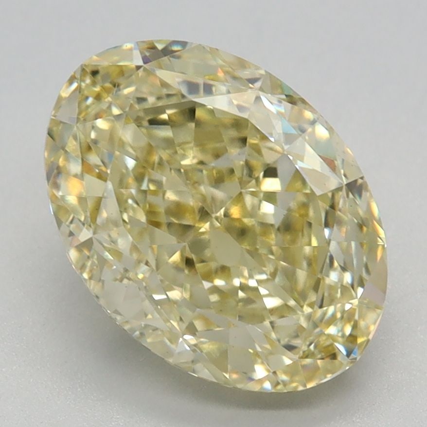 Loose Diamond - OVAL 2.65ct Fancy Intense Yellow VS1: Loose Diamond - OVAL 2.65ct Fancy Intense Yellow VS1 Source: This is a real non-mined Diamond that has been grown in a lab Shape: OVAL Carats: 2.65 Color: Fancy Intense Yellow Certification: IGI Video