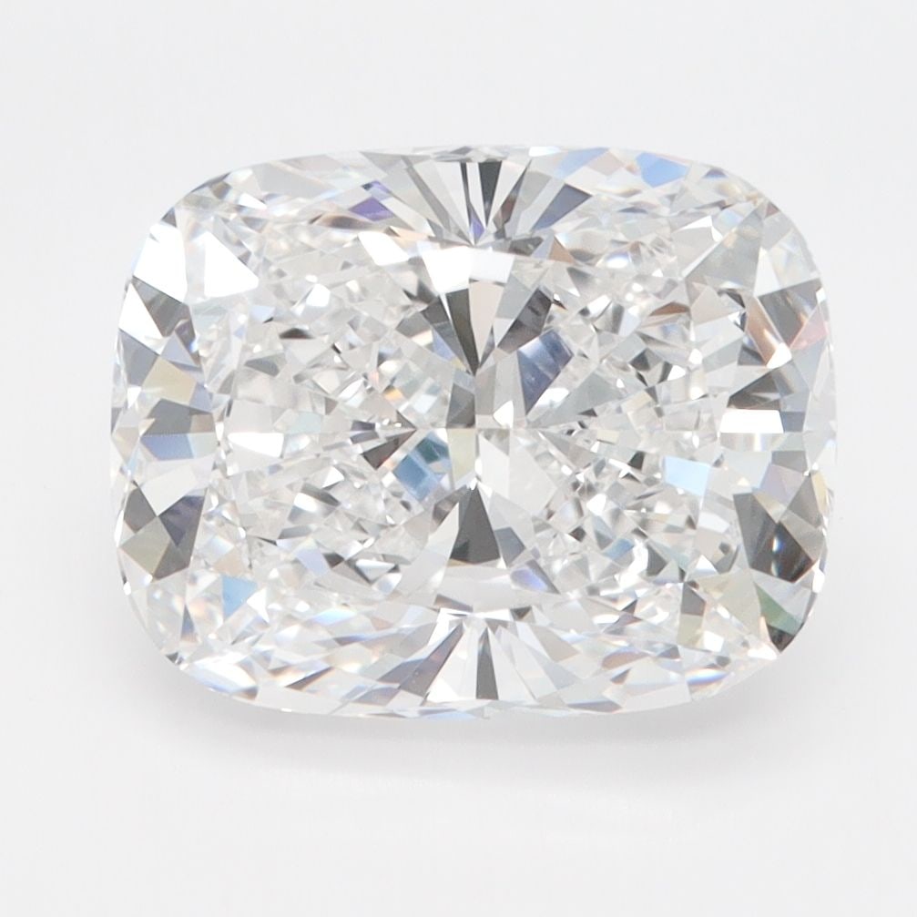 Loose Diamond - CUSHION MODIFIED 4.25ct E IF: Loose Diamond - CUSHION MODIFIED 4.25ct E IF Source: This is a real non-mined Diamond that has been grown in a lab Shape: CUSHION MODIFIED Carats: 4.25 Color: E Clarity: IF Certification: IGI Video: