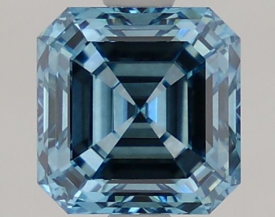 Loose Diamond - ASSCHER 1.53ct Fancy Vivid Blue VS1: Loose Diamond - ASSCHER 1.53ct Fancy Vivid Blue VS1 Source: This is a real non-mined Diamond that has been grown in a lab Shape: ASSCHER Carats: 1.53 Color: Fancy Vivid Blue Certification: NONE Video: