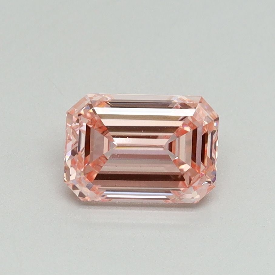 Loose Diamond - EMERALD 1.07ct Fancy Vivid Pink VS1: Loose Diamond - EMERALD 1.07ct Fancy Vivid Pink VS1 Source: This is a real non-mined Diamond that has been grown in a lab Shape: EMERALD Carats: 1.07 Color: Fancy Vivid Pink Certification: IGI Video:
