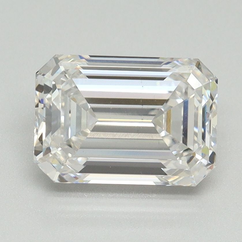 Loose Diamond - EMERALD 2.12ct F VS1: Loose Diamond - EMERALD 2.12ct F VS1 Source: This is a real non-mined Diamond that has been grown in a lab Shape: EMERALD Carats: 2.12 Color: F Clarity: VS1 Certification: NONE Video: