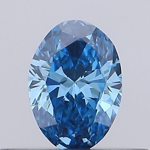 Loose Diamond - OVAL 0.2ct Fancy Vivid Blue VVS2: Loose Diamond - OVAL 0.2ct Fancy Vivid Blue VVS2 Source: This is a real non-mined Diamond that has been grown in a lab Shape: OVAL Carats: 0.2 Color: Fancy Vivid Blue Certification: IGI Video:
