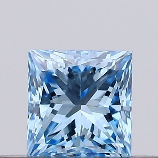Loose Diamond - PRINCESS 0.23ct Fancy Vivid Blue VS1: Loose Diamond - PRINCESS 0.23ct Fancy Vivid Blue VS1 Source: This is a real non-mined Diamond that has been grown in a lab Shape: PRINCESS Carats: 0.23 Color: Fancy Vivid Blue Certification: NONE
