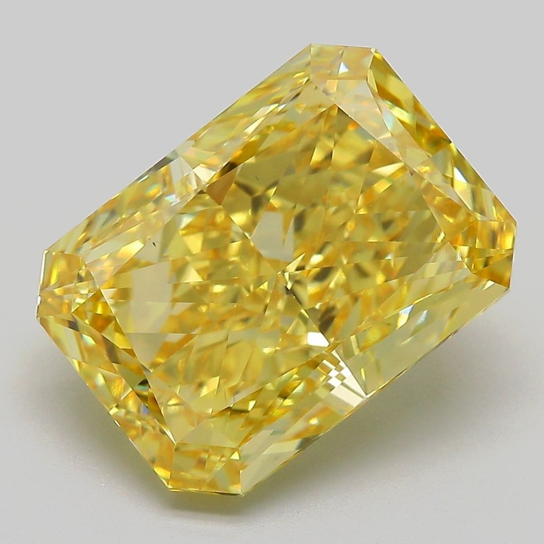 Loose Diamond - RADIANT 8.06ct Fancy Vivid Yellow VS1 (1 of 1)