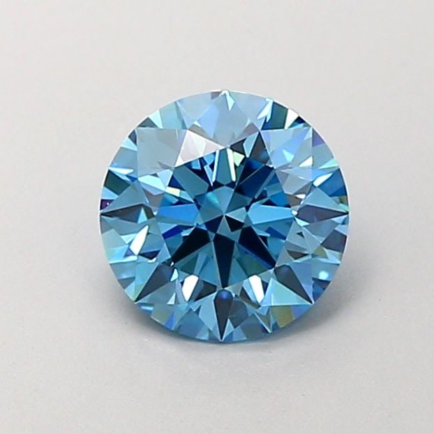 Ideal Loose Diamond - ROUND 1.04ct Fancy Vivid Blue VVS2: Ideal Loose Diamond - ROUND 1.04ct Fancy Vivid Blue VVS2 Source: This is a real non-mined Diamond that has been grown in a lab Shape: ROUND Carats: 1.04 Color: Fancy Vivid Blue Certification: IGI