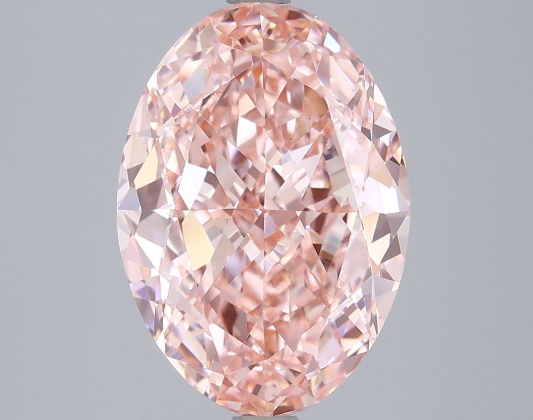 Loose Diamond - OVAL 4.53ct Fancy Vivid Pink VS1: Loose Diamond - OVAL 4.53ct Fancy Vivid Pink VS1 Source: This is a real non-mined Diamond that has been grown in a lab Shape: OVAL Carats: 4.53 Color: Fancy Vivid Pink Certification: IGI Video: